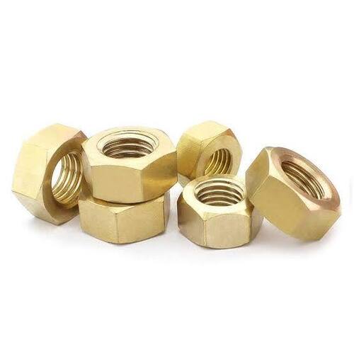 Rust Proof Brass Hex Nuts For Brass Fittings With High Tensile Strength