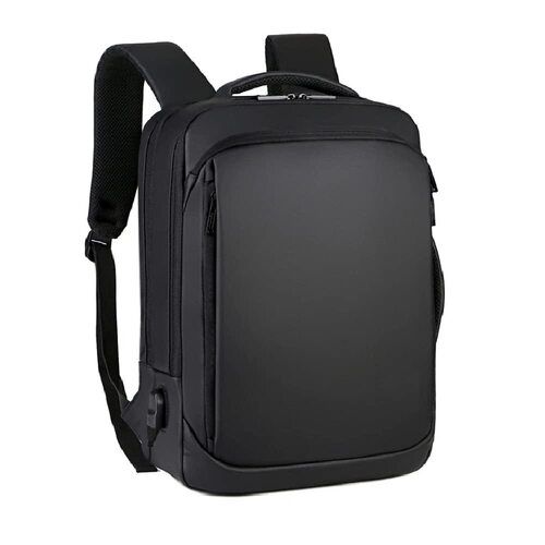 Synthetic And Rexine Black Plain Laptop Backpack Application: Industrial