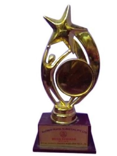10 Inches 300 Grams Modern Artificial Star Plastic Award Trophy