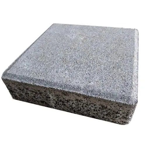 Gray And Red 200 X 200 Mm 60 Mm Thick Road Construction Concrete Square Paver Block