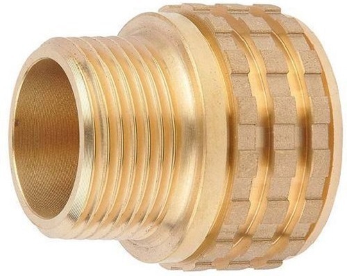 6 Mm Corrosion Resistant And Polished Finished Brass Male Insert