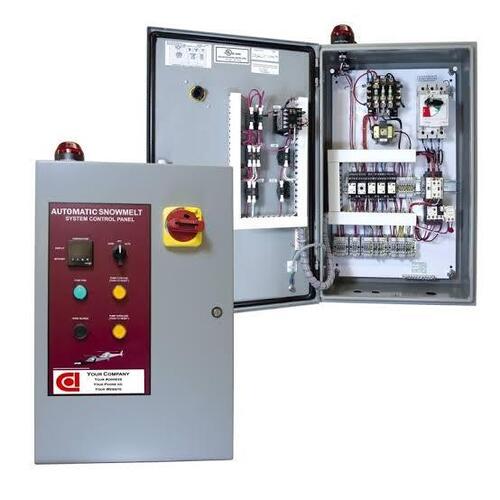 Electrical 220-240 Volt Mild Steel Single Phase Control Panel