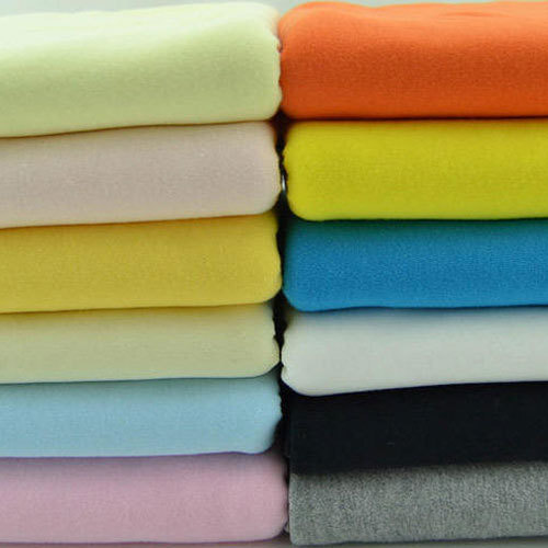 Acid Dye 120-220 Gsm Plain Solid Multicolored Hosiery Fabric For Apparel Making