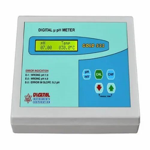 Acid Dye 16 Character X 2 Lines Liquid Crystal Display Digital Ph Meter