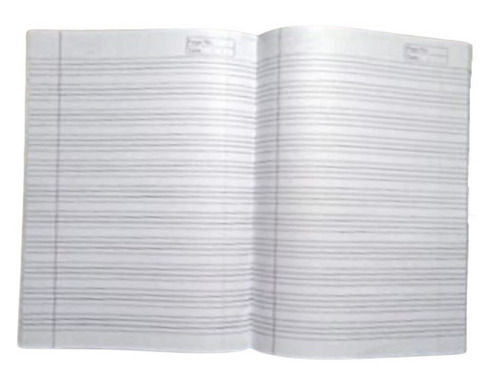 17.5X23.5 CM 72 Pages White Paper Rectangular Writing Notebook