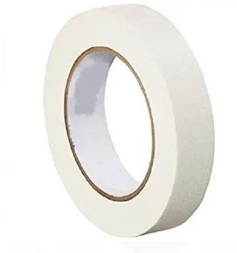 White 20 Meter Long And 2 Inch Thick Single Side Solvent Adhesive Paper Masking Tape 