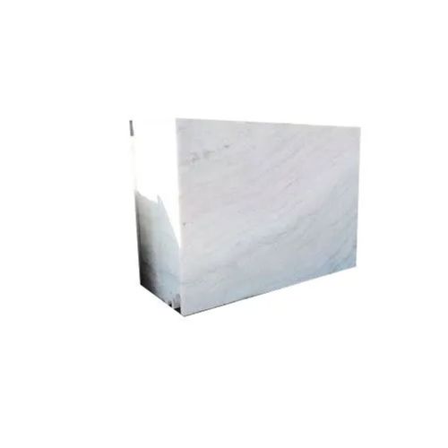 White 6*5 Sq. Feet 16-18 Mm Thick Water Absorbent Polished Morwad Marble Slab For Floors