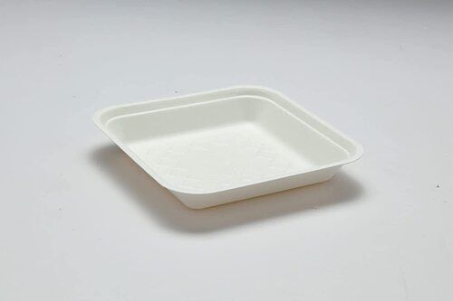 7 Inch Eco Friendly Round Shape Disposable Sugarcane Bagasse Plates For Food