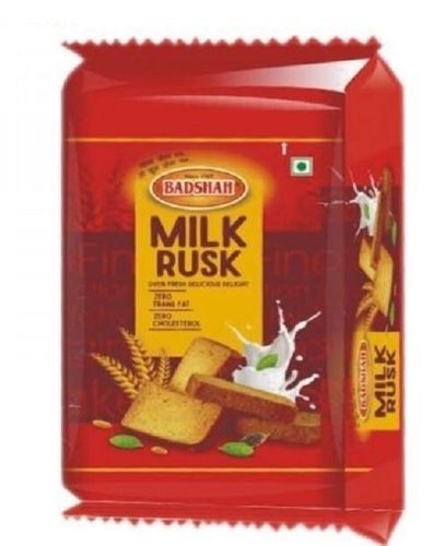 Silver Badshah Solid Eggless Milk Rusk With 7% Fat Contains, 200 Gram Pack