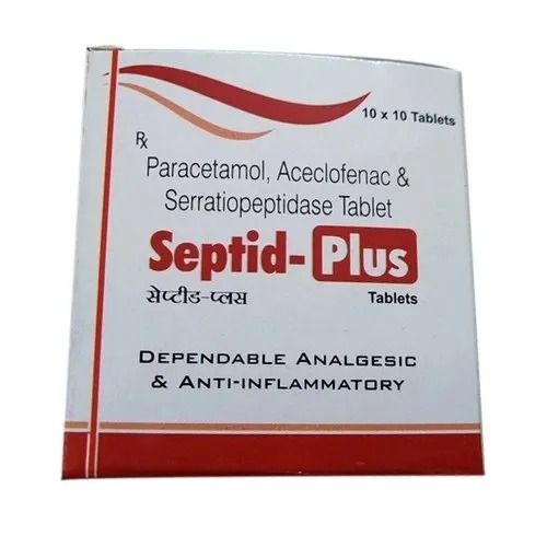 Banson Septid Plus Pain Killer Anti Inflammatory Tablets Age Group: Adult