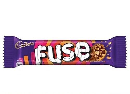 Brown Caramel And Dry Fruits Filled Ready To Eat Fuse Chocolate Bar