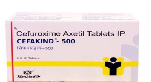 Cefuroxime Axetil Tablets, Pack Of 6x10 Tablets