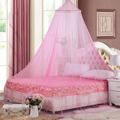 Stainless Steel Foldable Printed Nylon Mosquito Net For Bed