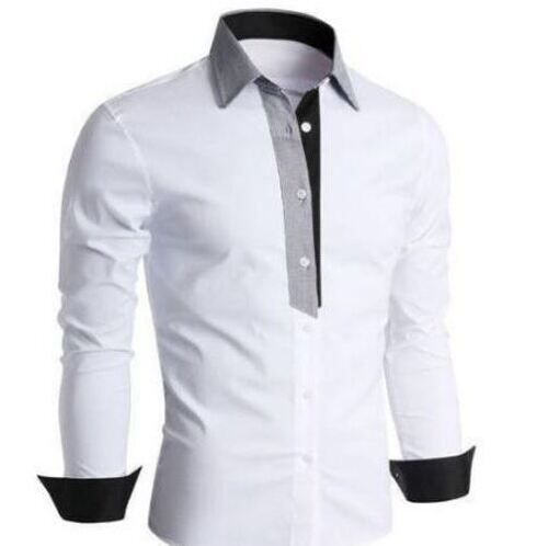 Full Sleeves Button Closure Casual Wear Cotton Blend Body Fit Shirts For Mens Collar Style: Spread