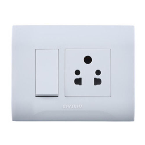 Ip54 Protection 6 Ampere 220 Volt Rectangular Polycarbonate Electrical Switch