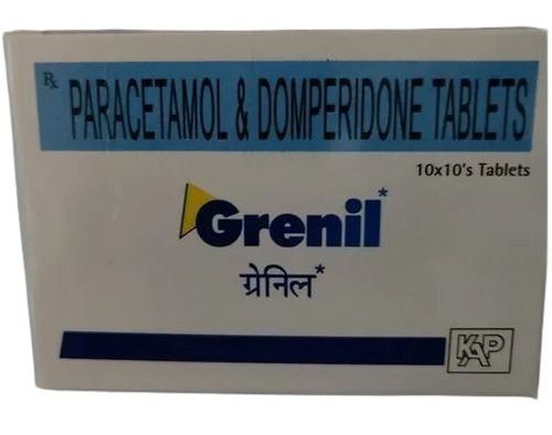 Paracetamol And Domperidone Tablet, 10x10' Tablet