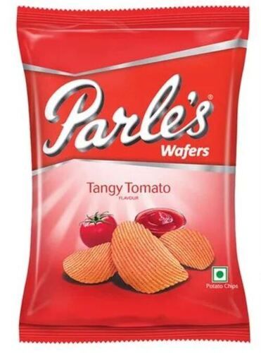 Ready To Eat Fried Round Tangy Tomato Flavor Crispy Potato Wafers Packaging: Bag