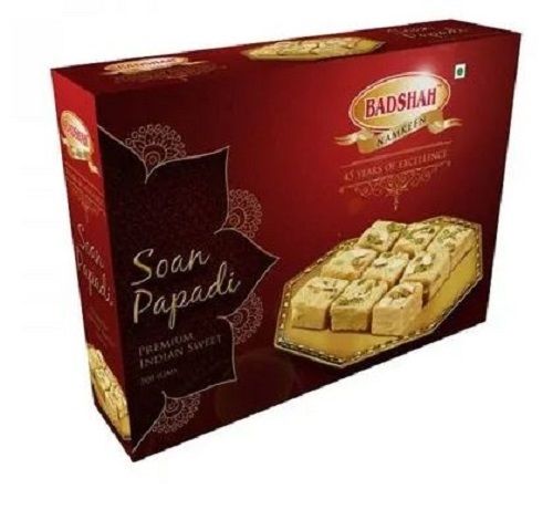 Sweet Pure Desi Ghee Traditional Soan Papdi With 9% Protein, 1 Kilogram Pack