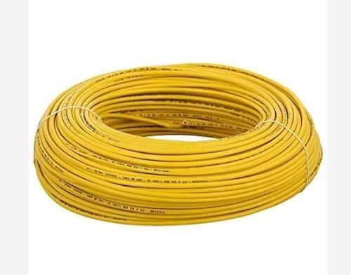 1.0 Sq Mm 90 Meter Long 220 Voltage Pvc Insulated Electrical Wire Cable Capacity: 500 Watt (W)