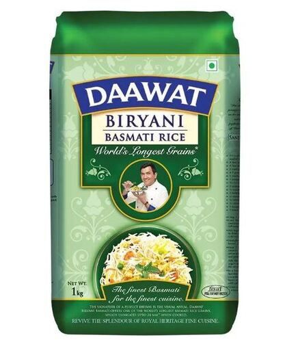 1 Kg Pure And Commonly Cultivated Long Grain Dawat Basmati Biryani Rice