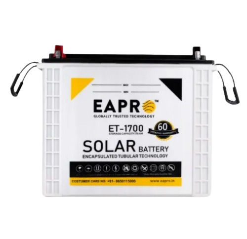 100 Watt 60 Kg 12 Volt Manual Hard Plastic Power Eapro Tubular Battery