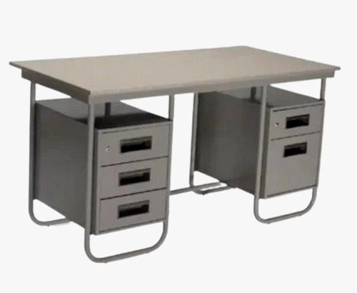 136.5x73.5 Cm Modern Durable Machine Made Indian Stylish Steel Office Table