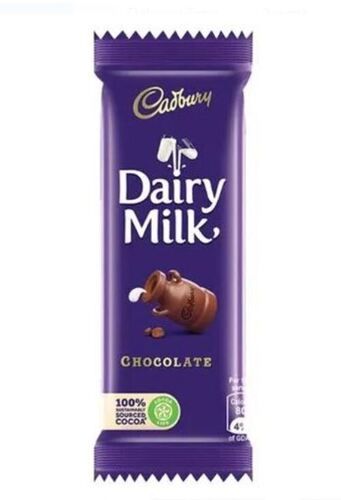 Brown 24 Gram Sweet And Delicious Taste Rectangular Dairy Milk Chocolate