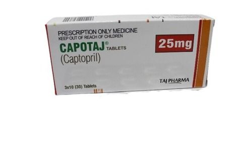 25 Mg Capotaj Tablets (3X10 Tablets) General Medicines