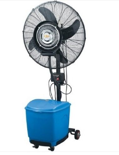 4 Blades Floor Mounted Electric Pedestal Mist Fan With 45 L Tank Capacity Blade Diameter: 26 Inch (In)