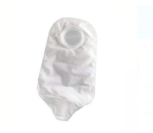 White 4 X 4 X 7 Inch 8.47 Ounces Electrical Bladder Surgery Urostomy Pouch