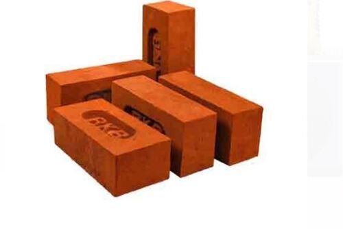 9 X 4 X 3 Inch Rectangular Fire Resistant Handmade Red Clay Bricks 