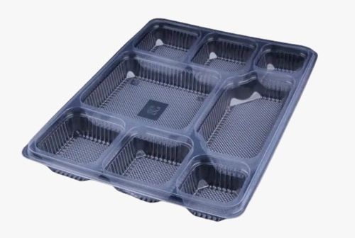 Medium Size Plastic Transparent Disposable Food Packaging Tray