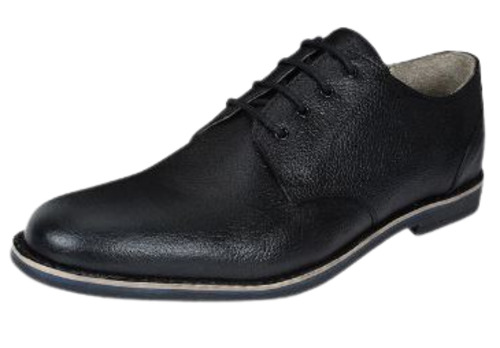 पुरुषों के आरामदायक और हल्के वज़न के लेस अप Pvc सोल प्लेन प्योर लेदर पुरुषों के जूते