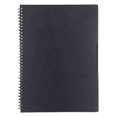 Light Weight Rectangular Plastic Cover Single Lined A4 Spiral Notebook