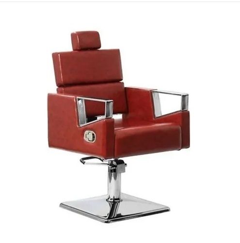 Black SSLeather Hydraulic Hair Cutting Stool Chair For Saloon