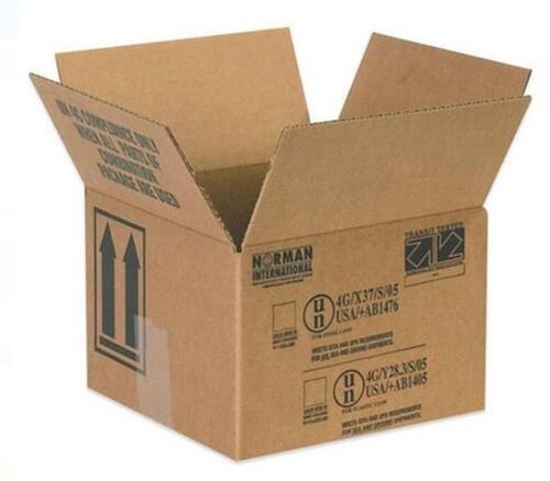 Eco-Friendly Printed Corrugated Box - 10.5 x 10.5 x 11 Inches | Customizable, Durable Kraft Paper with Matte Finish, Ideal for Shipping or Display