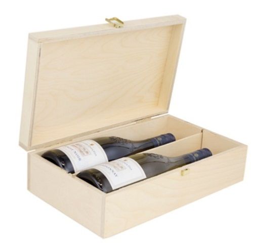 Brown 2 Kilogram Rectangular Eco Friendly Antique Durable Solid Wood Wine Box 