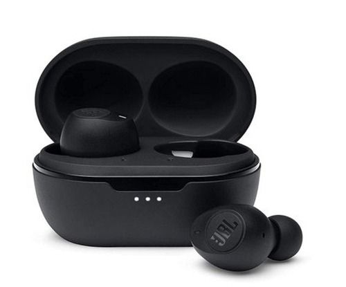 Black 21 Hours Battery Backup Abs Plastic Bluetooth Wireless Earbuds