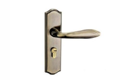 Golden 300 Gram Chrome Finished Brass Door Handle Lock 