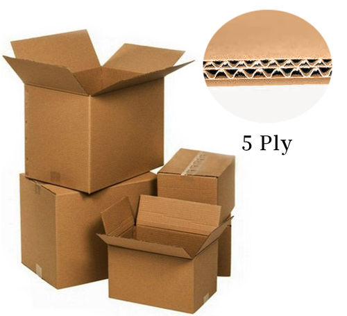  परिधान पैकेजिंग के लिए 5 प्लाई क्राफ्ट पेपर नालीदार बॉक्स 