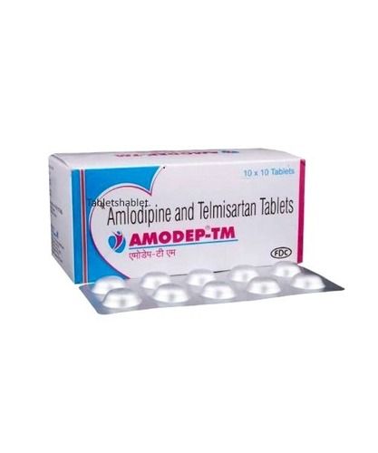 Amlodipine और Telmisartan टैबलेट, 10 X 10 टैबलेट का पैक ड्राई प्लेस 