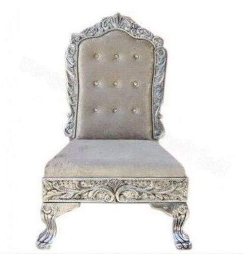 Embroidery Work Solid Oak Industrial Durable Steel Wedding Chair