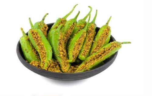 Highly Nutrient Enriched Spicy Handmade Green Chilly Pickle