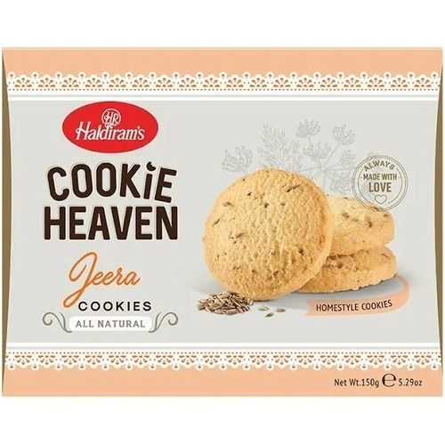 Low Carb Gluten Free Sweet And Salty Taste Round Crispy Jeera Cookies Fat Content (%): 6.7 Percentage ( % )