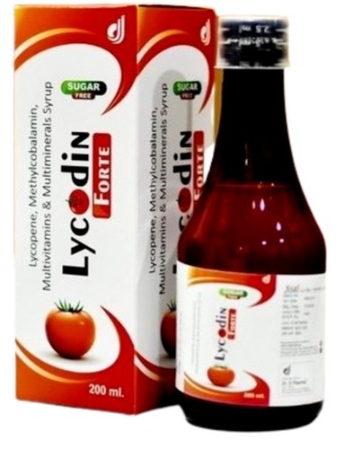 लाइकोपीन, मिथाइलकोबालामिन, मल्टीविटामिन और मल्टीमिनरल्स सिरप, 200ml