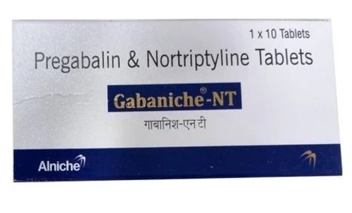 Pregabalin And Nortriptyline Tablets, 1 X 10 Tablets