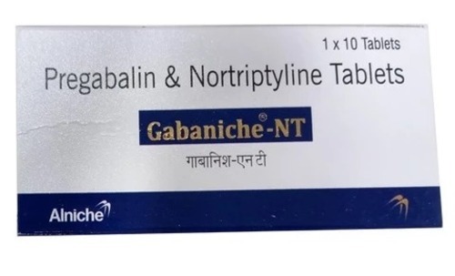 प्रीगैबलिन और नॉर्ट्रिप्टिलाइन टैबलेट, 1 X 10 टैबलेट सामान्य दवाएं