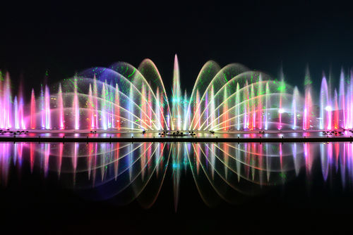 Rotation 3 Inch Dancing Fountain For Mall And Restaurant