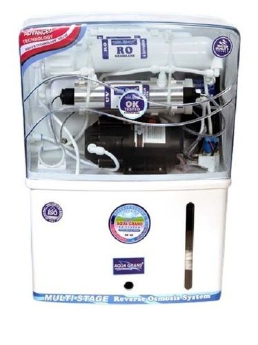 Plastic Wall Mounted 12 Liter Storage Aqua Grand Water Purifier