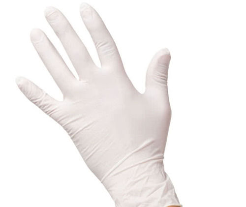 White 7 Inch Latex Surgical Gloves Suitable Of Double Gloving